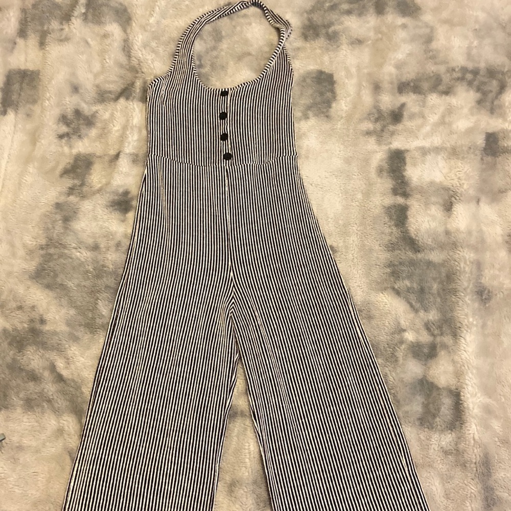 Striped romper